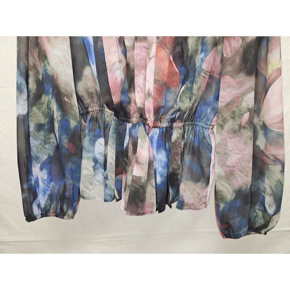 NWT WHBM long Leeve Blouse Size S Poetcore Romantic Forest Fairy Bella Swan - Picture 5 of 5